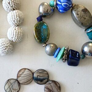 Bracelets Lot of 3 Stretch Chunky